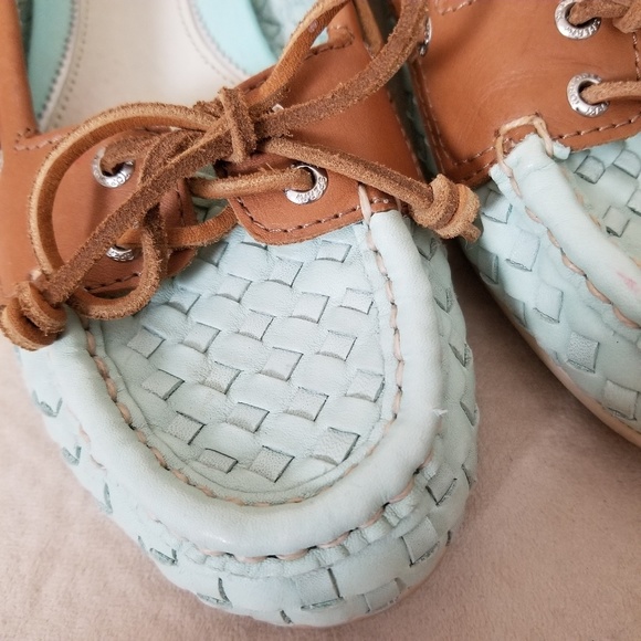 Basketweave Sperry topsiders - Picture 5 of 7